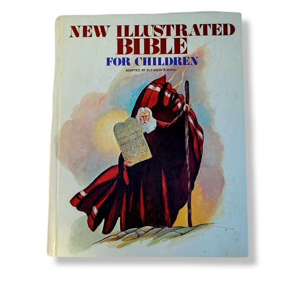 Vintage New Illustrated Bible for Children Adapted by Elenor R. Hirsh‎ Book - Picture 1 of 11